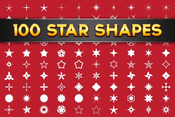 100 Vector Star Shapes: A Versatile Design Resource for Creatives and Professionals
