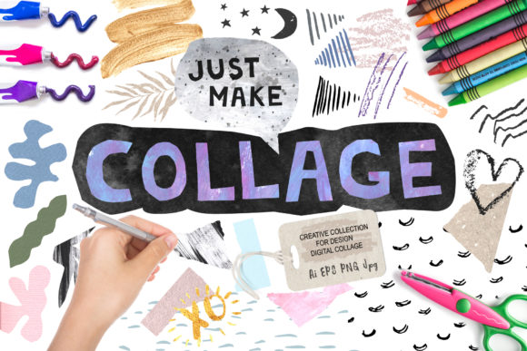 Collage Elements Bundle and Collage Elements Big Bundle: A Comprehensive Guide for Creative Designers