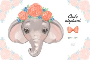 Cute Elephant Cliparts