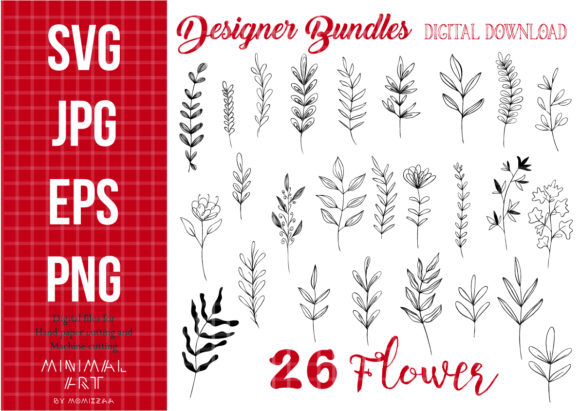 Flower Clip-art Wall Art Bundle