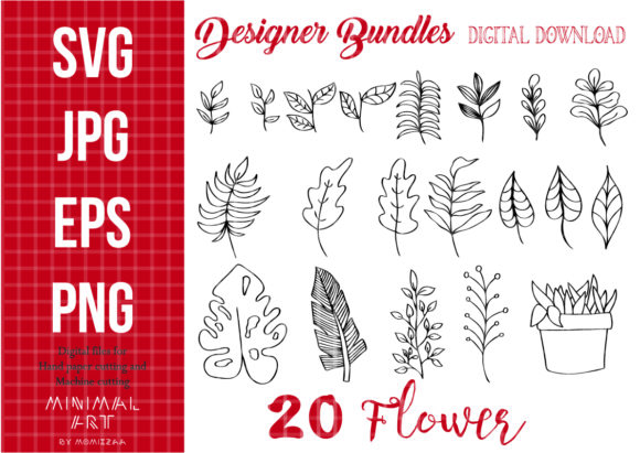 Flower Flora Clip-art Wall Art: A Versatile Design Resource for Creative Projects