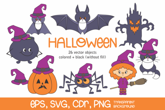 Halloween Vector Clip Art: A Versatile Resource for Creative Projects
