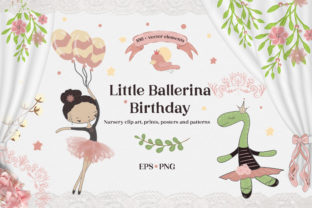Little Ballerina Birthday Design Kit