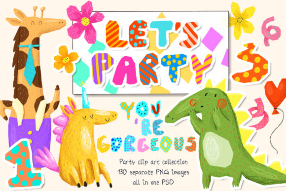 Party Clipart Bundle for Creative Projects