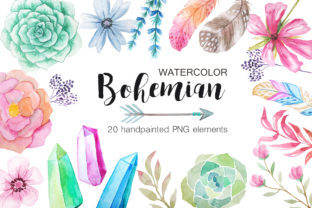 Unlocking Creative Potential with the Watercolor Bohemian Nature Set