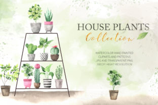 Watercolor House Plants Collection: A Versatile Asset for Creative Projects